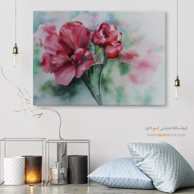 تابلو طرح آبرنگی - اسپو دکور