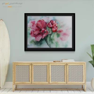 تابلو طرح آبرنگی - اسپو دکور