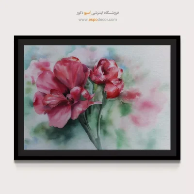 تابلو طرح آبرنگی - اسپو دکور