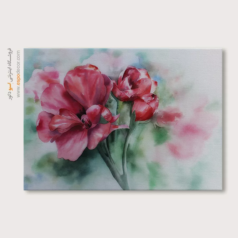 تابلو طرح آبرنگی - اسپو دکور