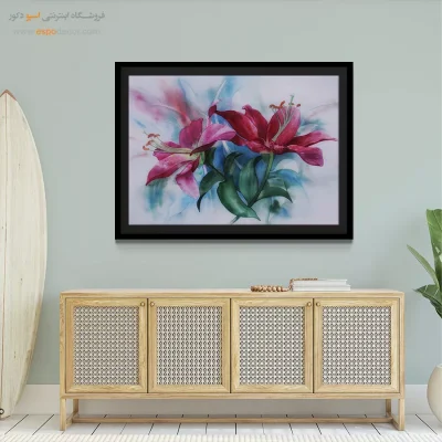 تابلو طرح آبرنگی - اسپو دکور