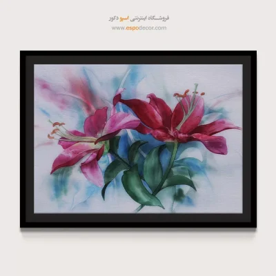 تابلو طرح آبرنگی - اسپو دکور