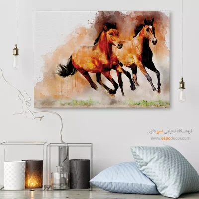 تابلو طرح آبرنگی - اسپو دکور