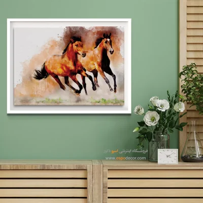 تابلو طرح آبرنگی - اسپو دکور