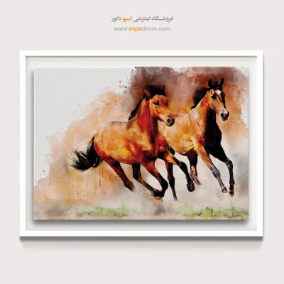 تابلو طرح آبرنگی - اسپو دکور