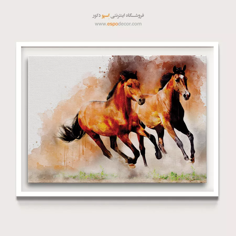 تابلو طرح آبرنگی - اسپو دکور