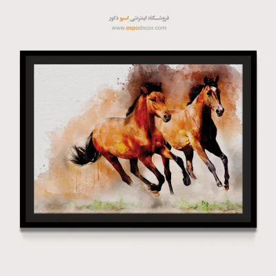تابلو طرح آبرنگی - اسپو دکور