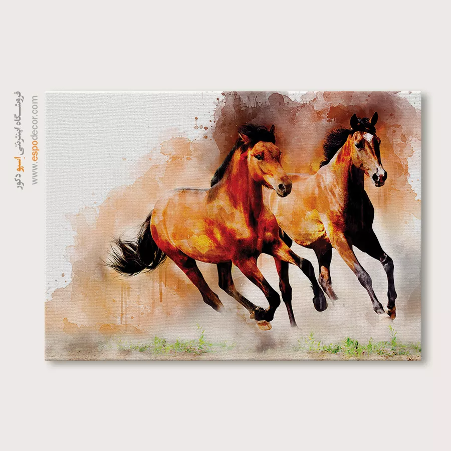 تابلو طرح آبرنگی - اسپو دکور