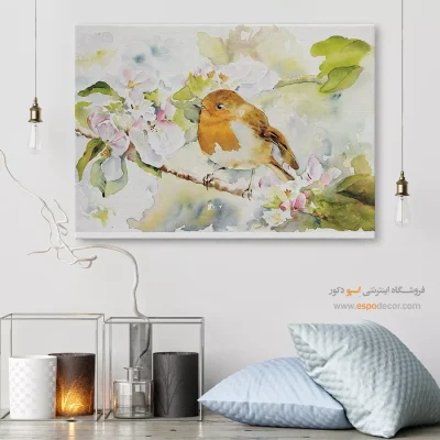 تابلو طرح آبرنگی - اسپو دکور