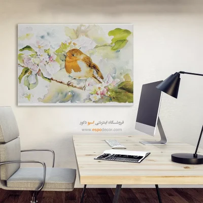 تابلو طرح آبرنگی - اسپو دکور