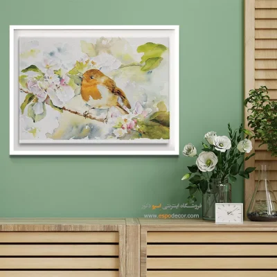 تابلو طرح آبرنگی - اسپو دکور