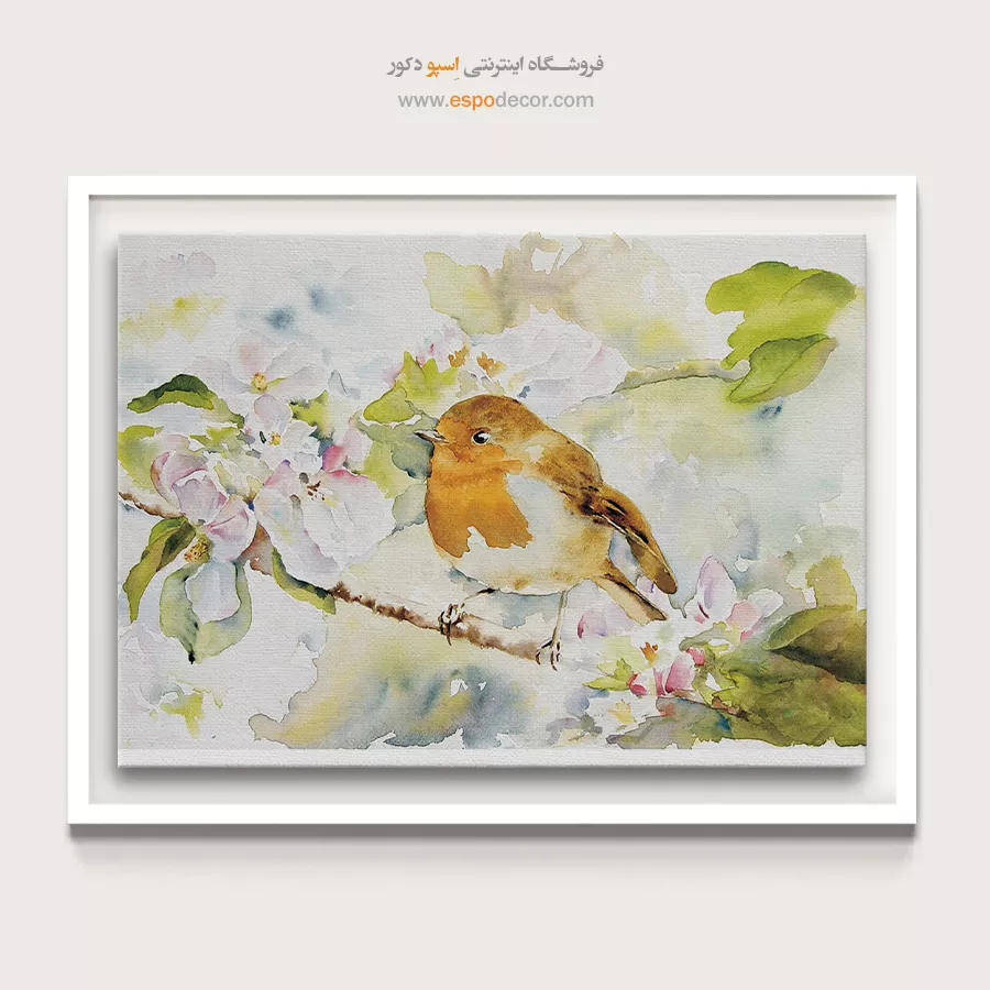 تابلو طرح آبرنگی - اسپو دکور