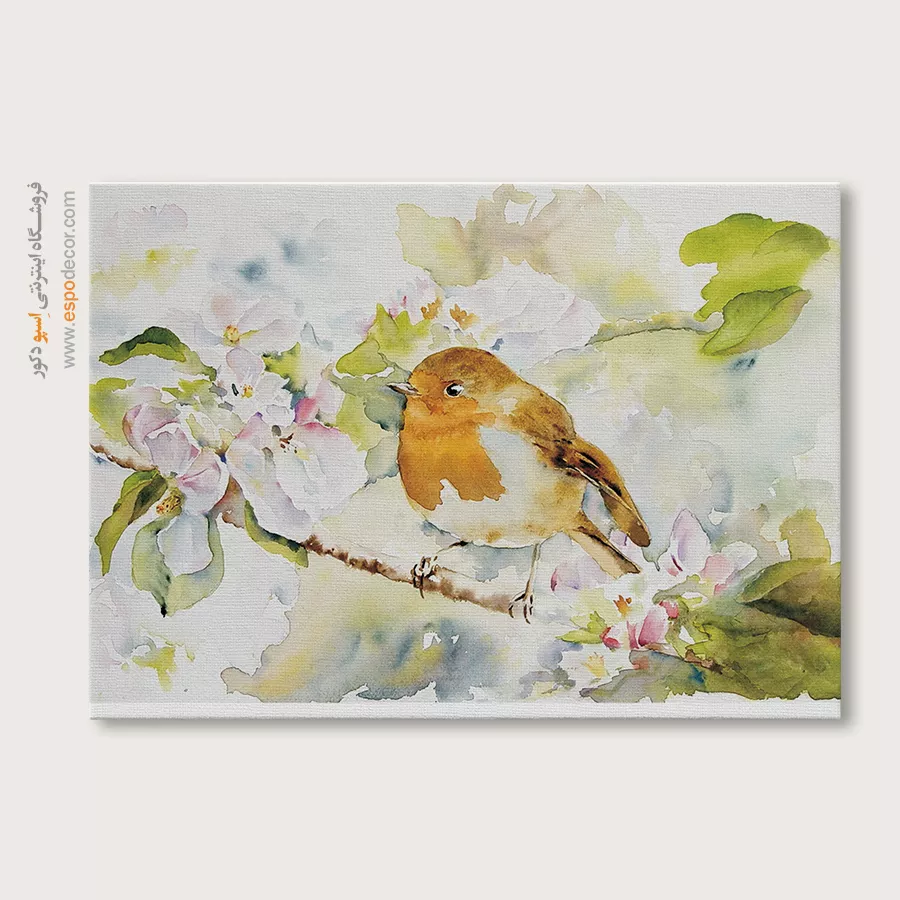 تابلو طرح آبرنگی - اسپو دکور