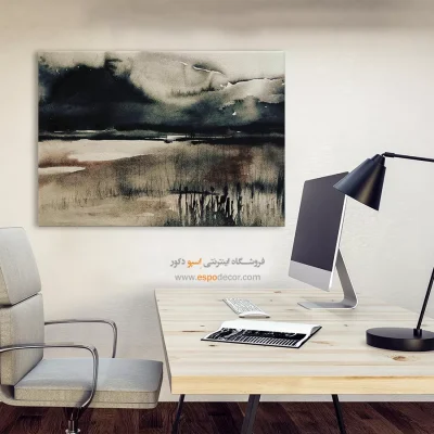 تابلو طرح آبرنگی - اسپو دکور