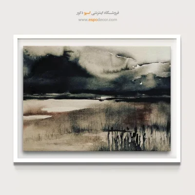 تابلو طرح آبرنگی - اسپو دکور