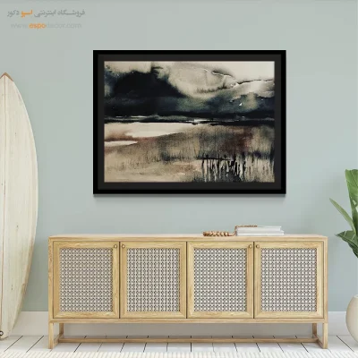 تابلو طرح آبرنگی - اسپو دکور