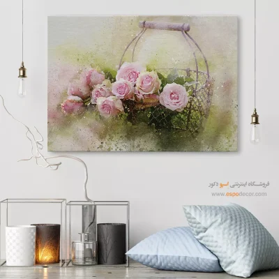 تابلو طرح آبرنگی - اسپو دکور