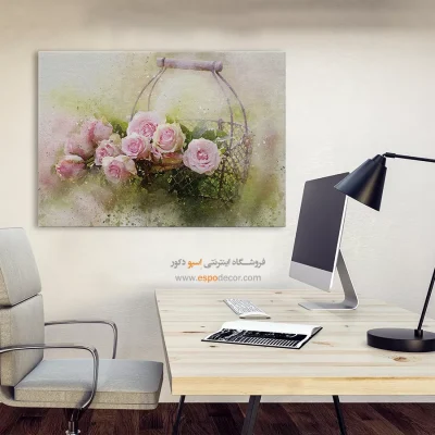 تابلو طرح آبرنگی - اسپو دکور