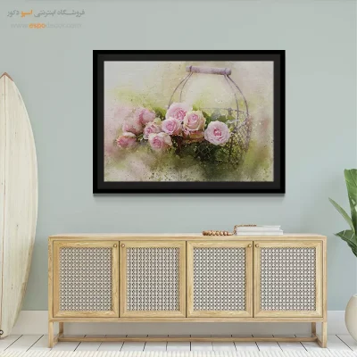 تابلو طرح آبرنگی - اسپو دکور