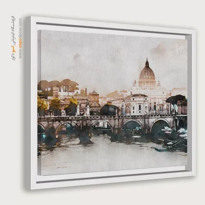 تابلو طرح آبرنگی - اسپو دکور