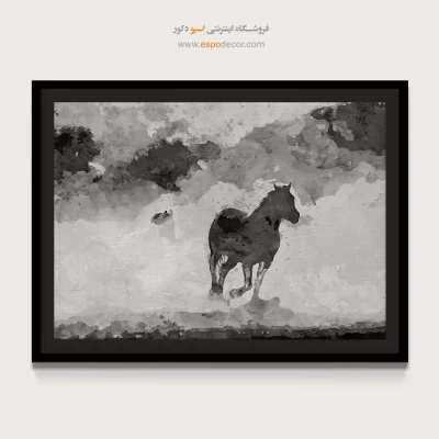 تابلو طرح آبرنگی - اسپو دکور