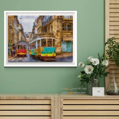 تابلو طرح آبرنگی - اسپو دکور