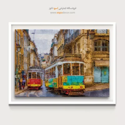 تابلو طرح آبرنگی - اسپو دکور