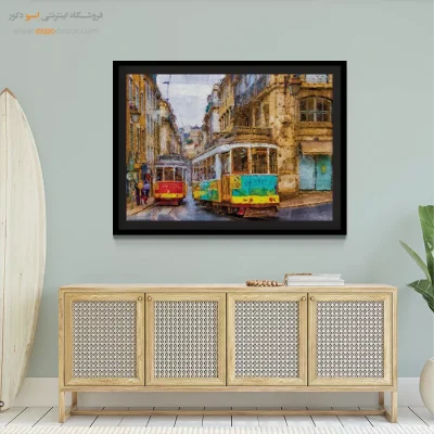 تابلو طرح آبرنگی - اسپو دکور