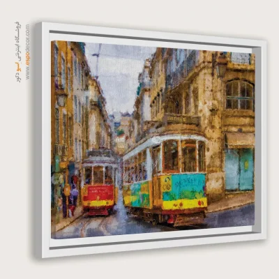 تابلو طرح آبرنگی - اسپو دکور