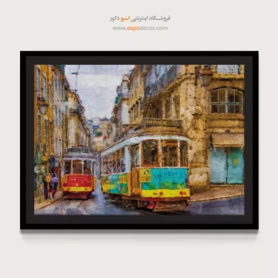 تابلو طرح آبرنگی - اسپو دکور