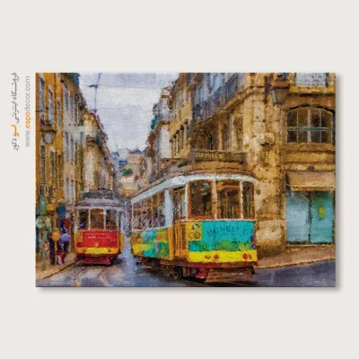 تابلو طرح آبرنگی - اسپو دکور