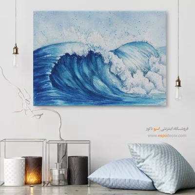 تابلو طرح آبرنگی - اسپو دکور