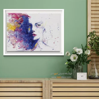 تابلو طرح آبرنگی - اسپو دکور