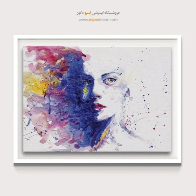 تابلو طرح آبرنگی - اسپو دکور