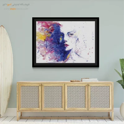 تابلو طرح آبرنگی - اسپو دکور