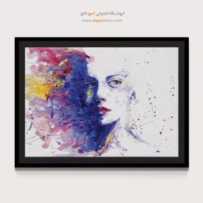 تابلو طرح آبرنگی - اسپو دکور