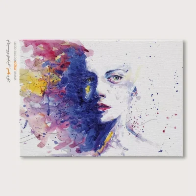 تابلو طرح آبرنگی - اسپو دکور