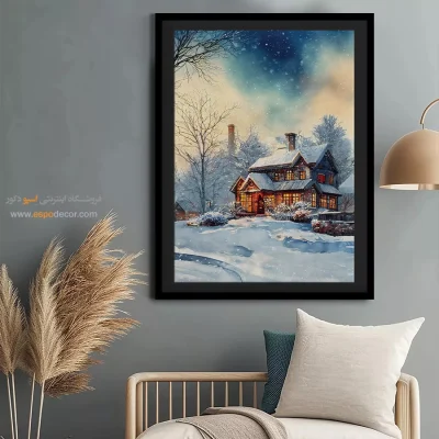 تابلو طرح آبرنگی - اسپو دکور