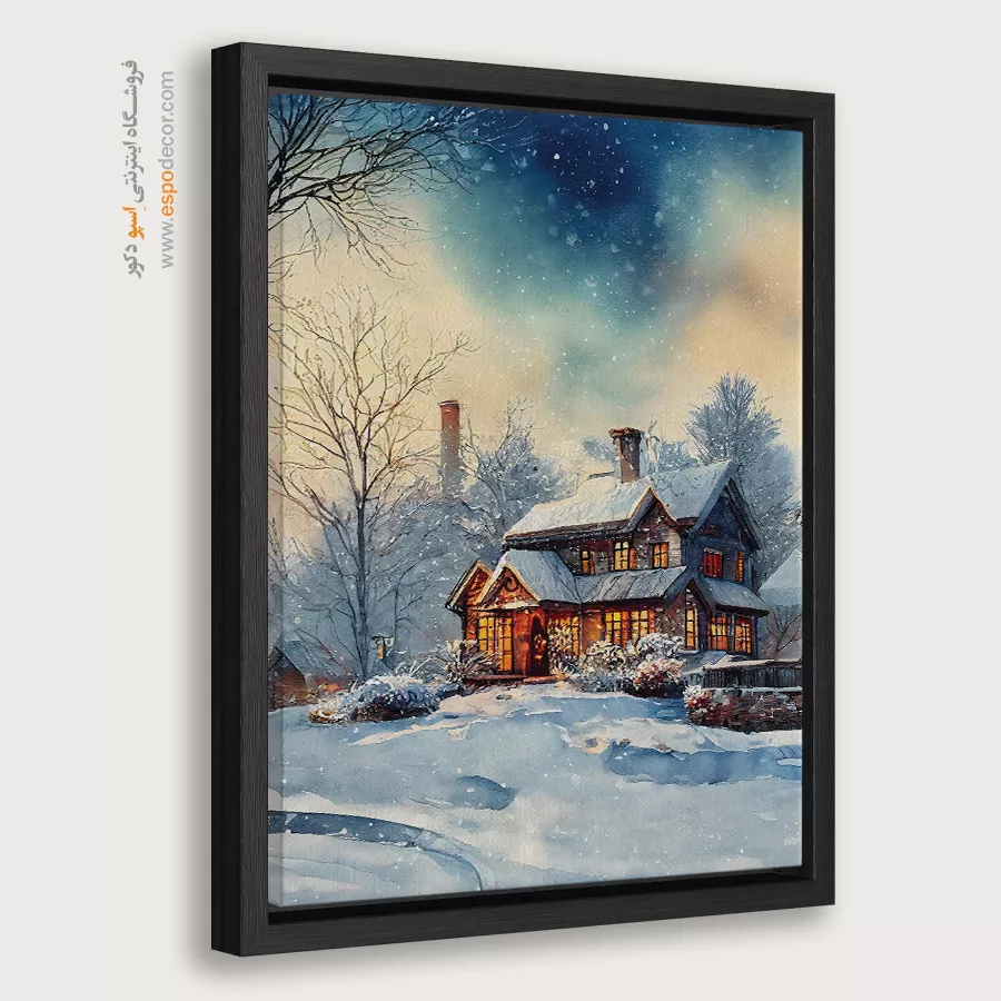 تابلو طرح آبرنگی - اسپو دکور