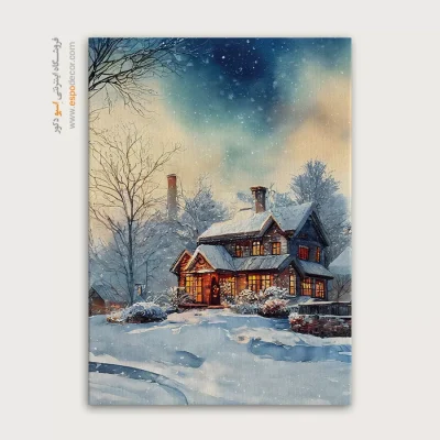 تابلو طرح آبرنگی - اسپو دکور