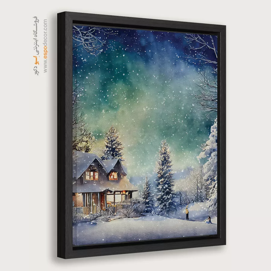 تابلو طرح آبرنگی - اسپو دکور