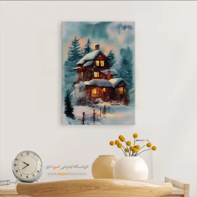 تابلو طرح آبرنگی - اسپو دکور