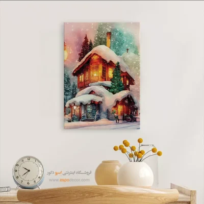 تابلو طرح آبرنگی - اسپو دکور