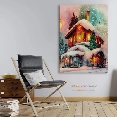 تابلو طرح آبرنگی - اسپو دکور