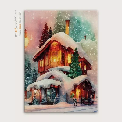 تابلو طرح آبرنگی - اسپو دکور