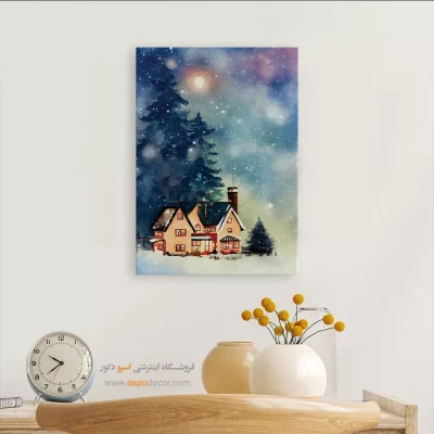 تابلو طرح آبرنگی - اسپو دکور