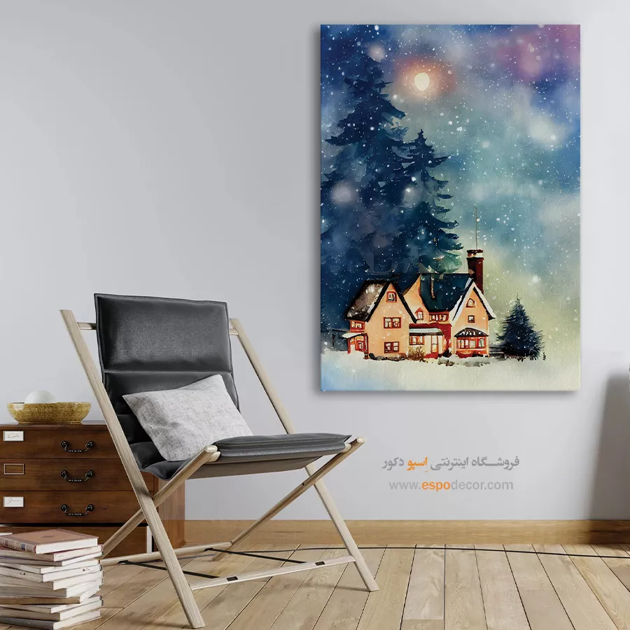 تابلو طرح آبرنگی - اسپو دکور