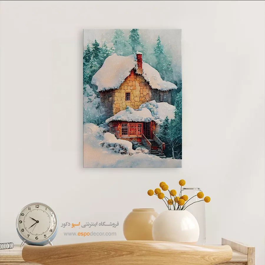 تابلو طرح آبرنگی - اسپو دکور