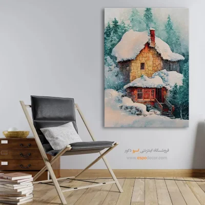 تابلو طرح آبرنگی - اسپو دکور