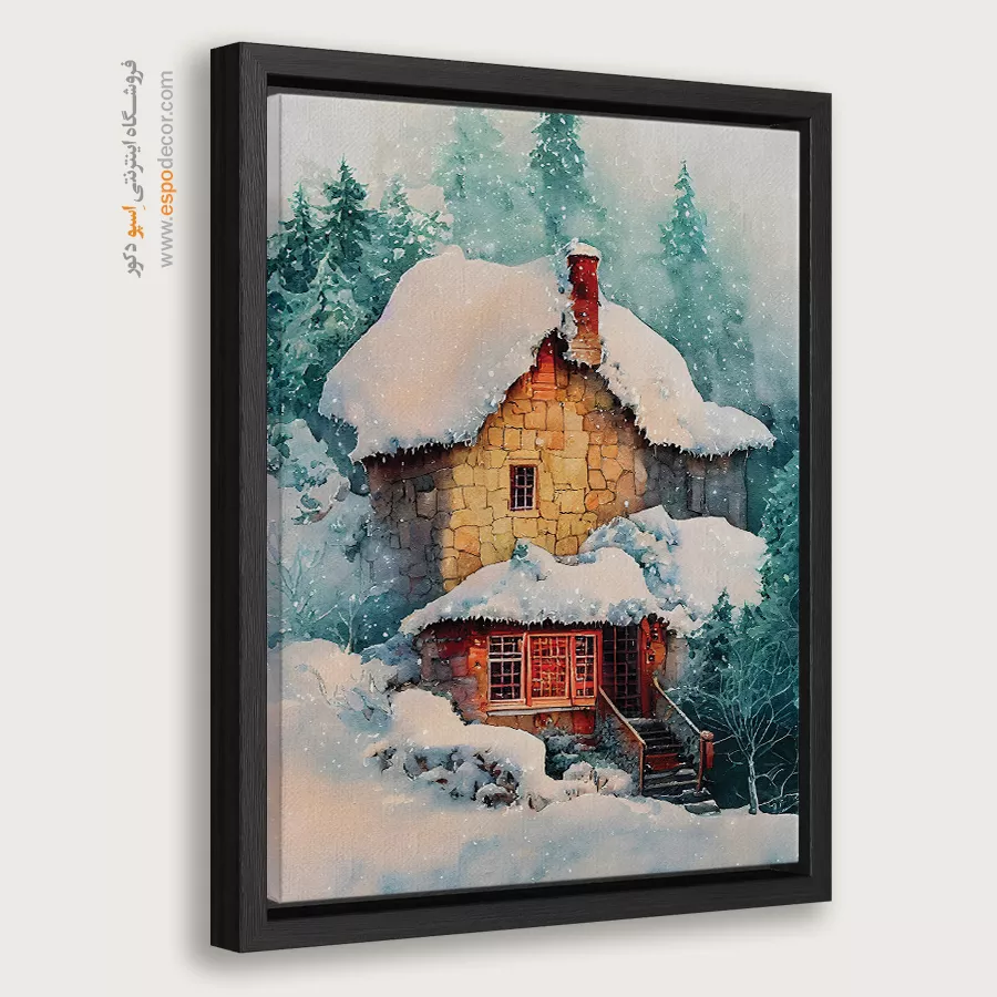 تابلو طرح آبرنگی - اسپو دکور